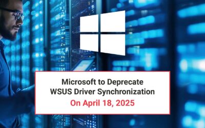 Microsoft to Deprecate WSUS Driver Synchronization On April 18, 2025